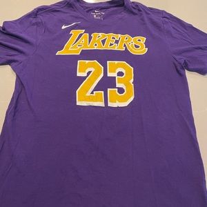 Nike Lakers Lebron #23 Jersey T shirt